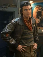 Steve Harrington Stranger Things S05 Brown Leather Jacket
