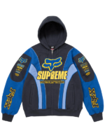 Supreme-X-Fox-Racing-Zip-Up-Hooded-Sweatshirt-Blue