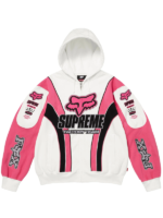 Supreme-X-Fox-Racing-Zip-Up-Hooded-Sweatshirt-White