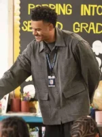 Abbott Elementary Zack Fox Grey Jacket - Image 2