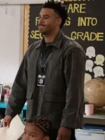 Abbott Elementary Zack Fox Grey Jacket