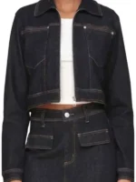 Beyond the Gates Jen Jacob Black Denim Jacket - Image 2