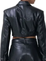 Beyond the Gates Trisha Mann Cropped Leather Jacket