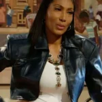 Beyond the Gates Trisha Mann Cropped Leather Jacket