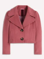 Ghosts Rose McIver Pink Wool Jacket