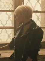 Emma Stratmann The Rookie Black Leather Jacket - Image 2