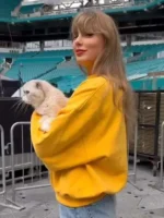 American Singer Taylor Swift Yellow Sweatshirt - Image 3