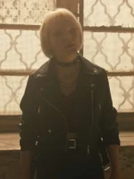 Emma Stratmann The Rookie Black Leather Jacket