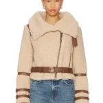 Bailey Moto Jacket In Camel Tularosa