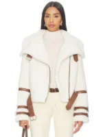 Tularosa Bailey Moto Jacket In Vanilla Bean - Image 4