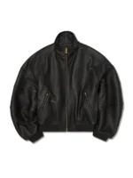 WILLY CHAVARRIA Black Ruff Rider Leather Jacket