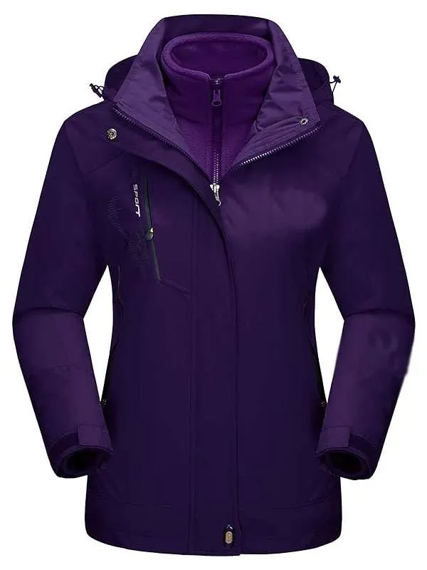 Purple Snow Jacket for Women