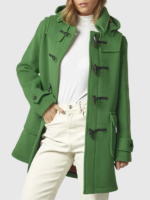 Womens-Classic-Green-Duffle-Coat