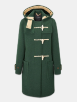 Womens-Green-Duffle-Coat