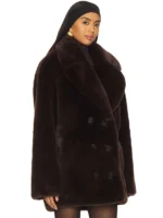 Wainscott Faux Fur Jacket In Brown Lovers And Friends - Image 2